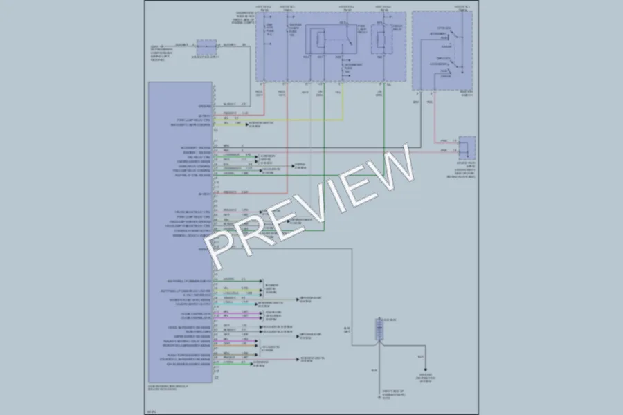 2004 Cadillac SRX Body Control Modules wiring diagram preview