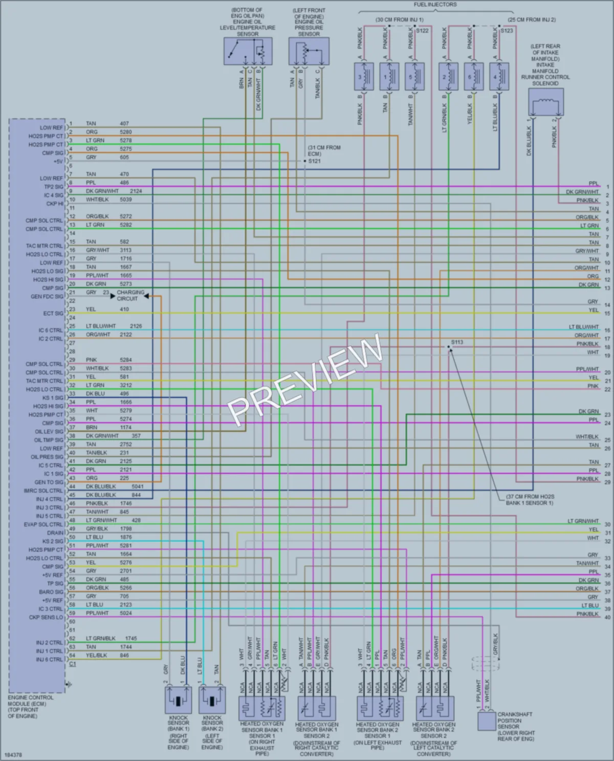2004 Cadillac SRX Engine Performance wiring diagram preview