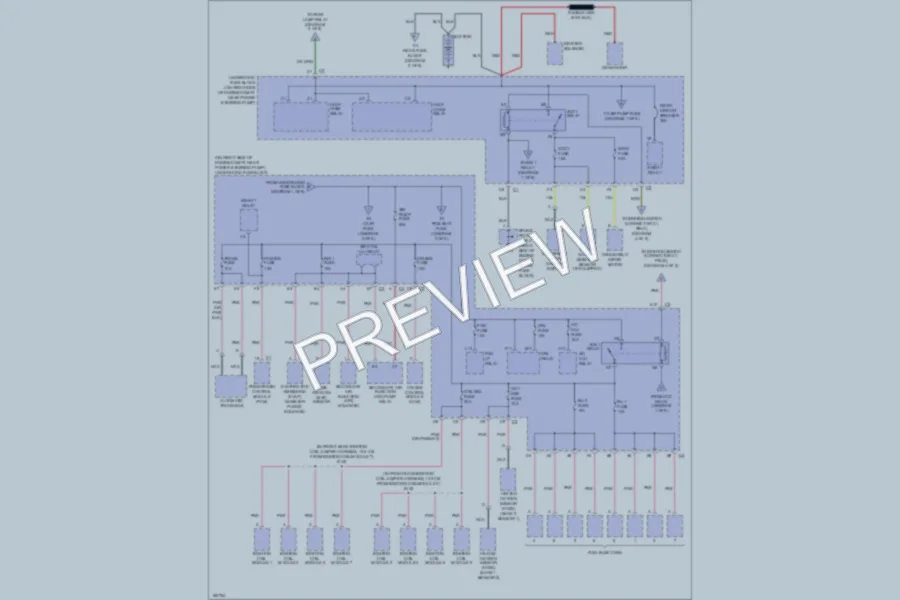 2004 Cadillac Seville Power Distribution wiring diagram preview