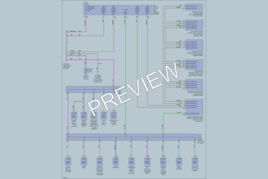 2004 Cadillac XLR Computer Data Lines wiring diagram preview
