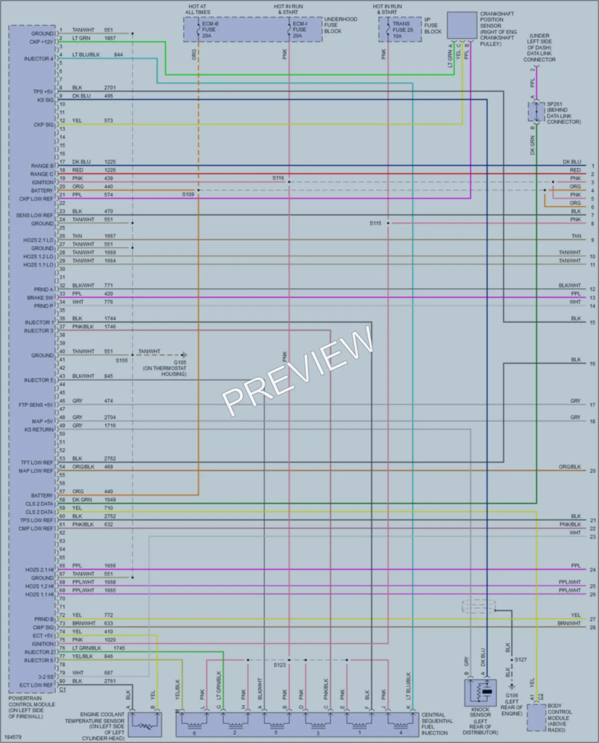 2004 Chevrolet Astro Engine Performance wiring diagram preview