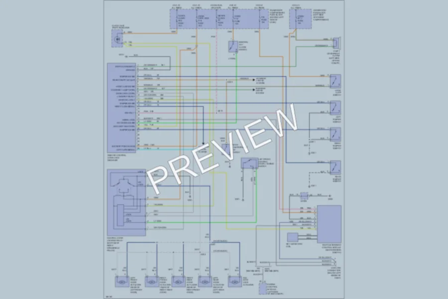 2004 Chevrolet Aveo5 Anti Theft wiring diagram preview