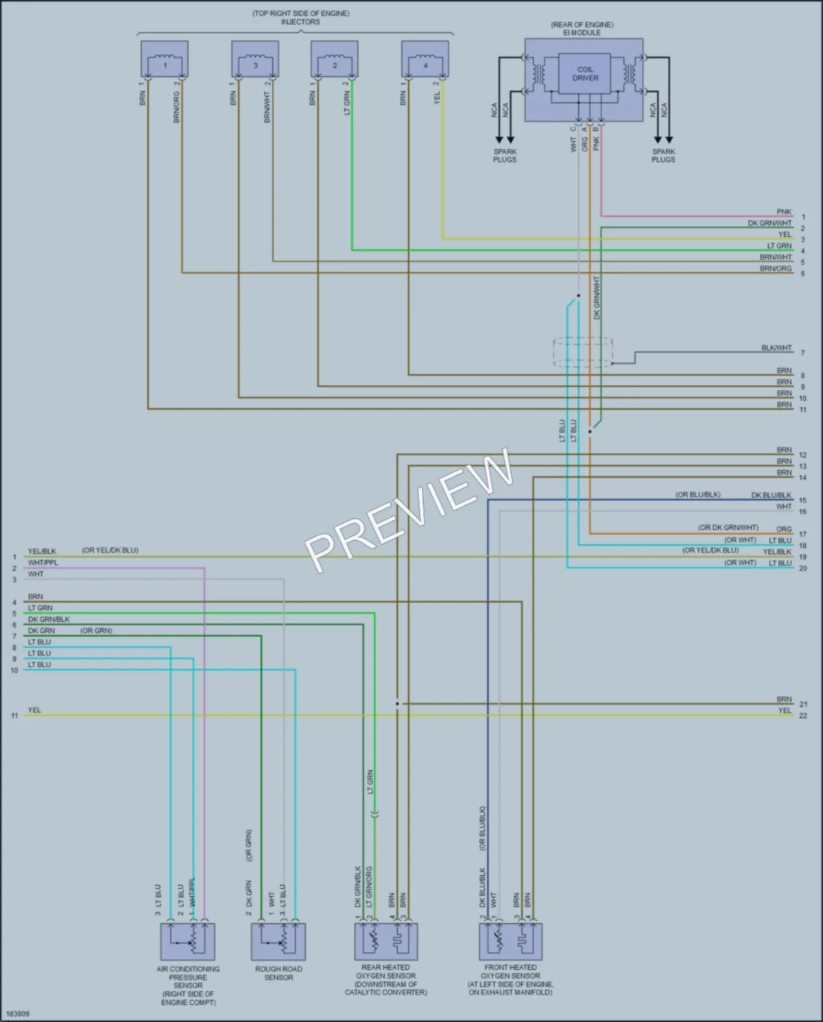 2004 Chevrolet Aveo5 Engine Performance wiring diagram preview