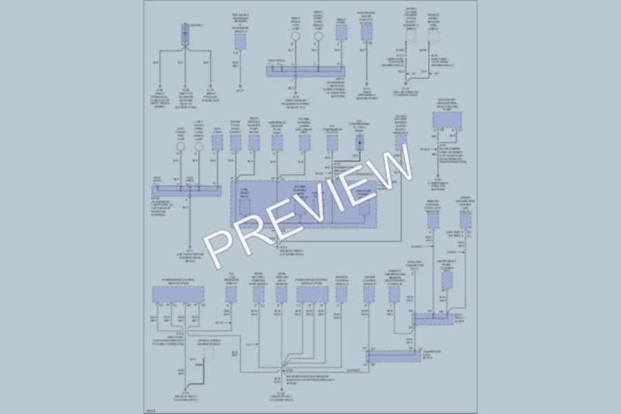 2004 Chevrolet Blazer Ground Distribution wiring diagram preview