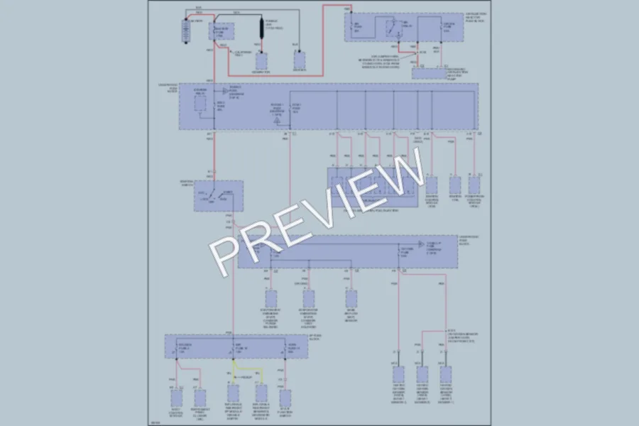 2004 Chevrolet Blazer Power Distribution wiring diagram preview