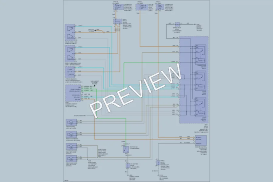 2004 Chevrolet Blazer Power Door Locks wiring diagram preview