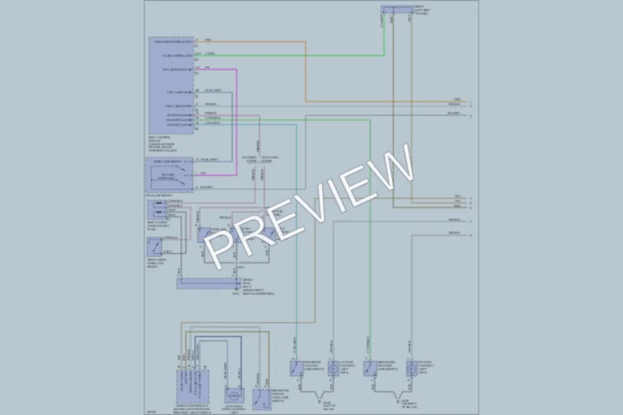 2004 Chevrolet C1500Suburban Interior Lights wiring diagram preview