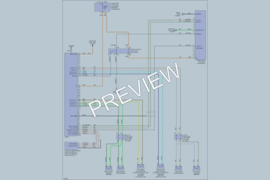 2004 Chevrolet 1500 Radio wiring diagram preview