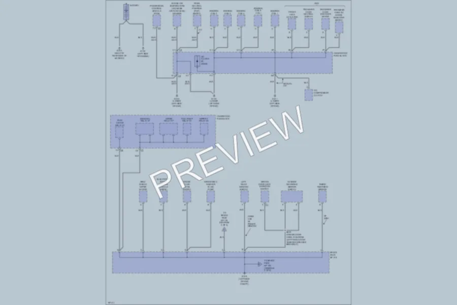 2004 Chevrolet Colorado Ground Distribution wiring diagram preview