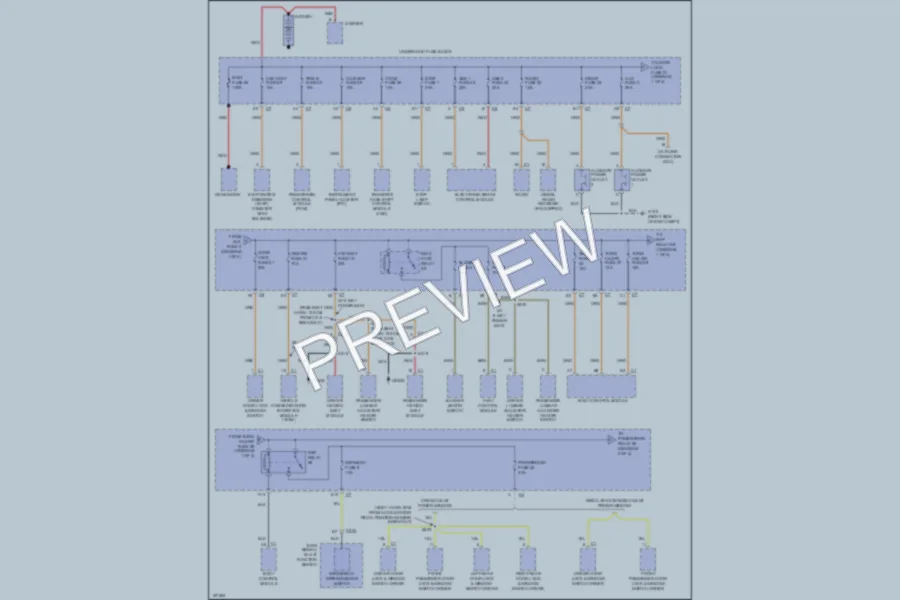 2004 Chevrolet Colorado Power Distribution wiring diagram preview