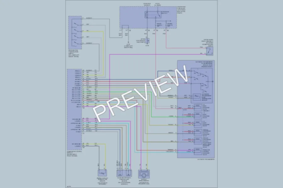 2004 Chevrolet Colorado Transmission wiring diagram preview