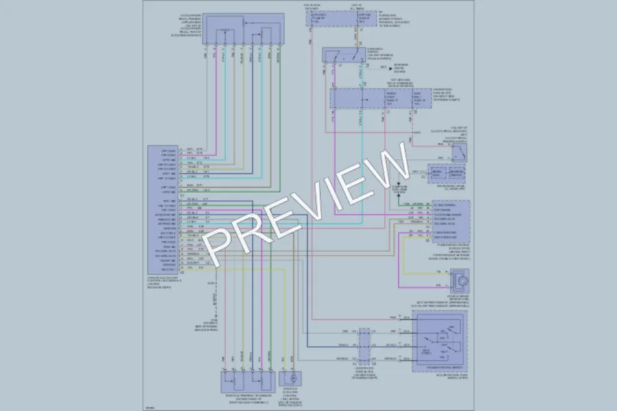 2004 Chevrolet Corvette Cruise Control wiring diagram preview