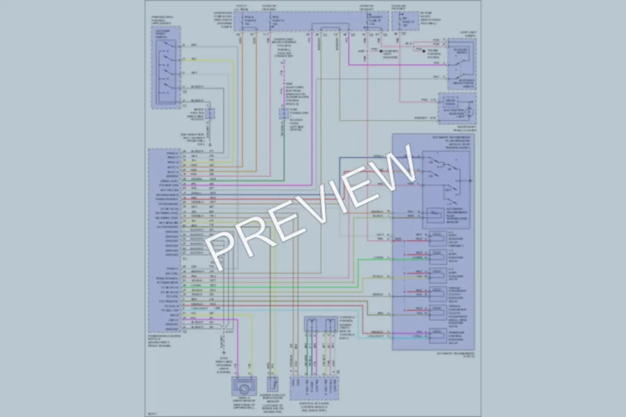2004 Chevrolet Corvette Transmission wiring diagram preview