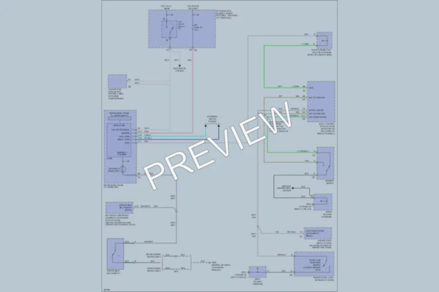 2004 Chevrolet Corvette Warning Systems wiring diagram preview