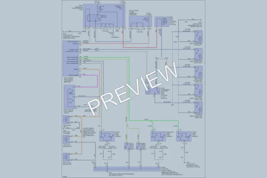 2004 Chevrolet G2500 Interior Lights wiring diagram preview