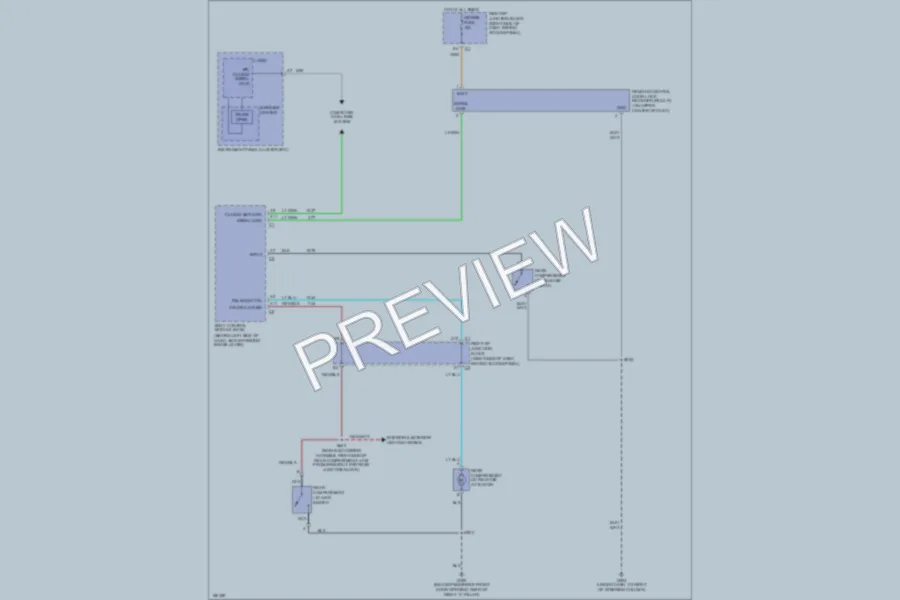 2004 Chevrolet Impala Trunk Tailgate Fuel Door wiring diagram preview