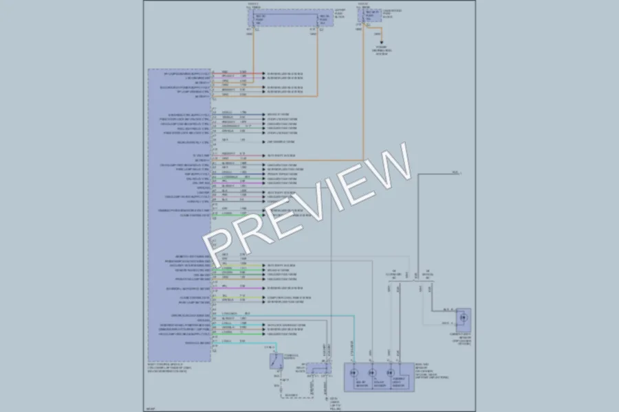 2004 Chevrolet K2500Avalanche Body Control Modules wiring diagram preview