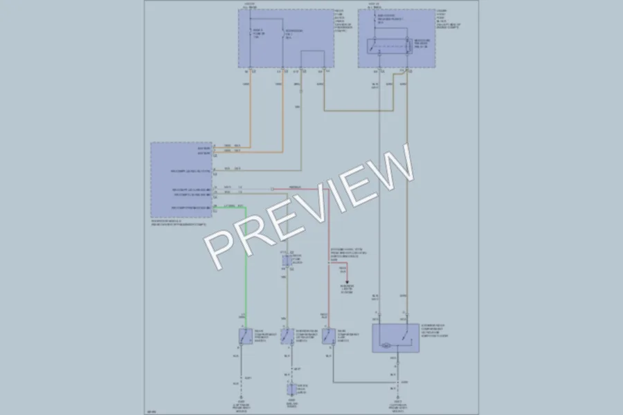 2004 Chevrolet SSR Trunk Tailgate Fuel Door wiring diagram preview