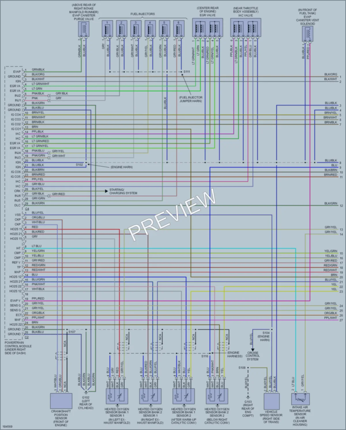 2004 Chevrolet Tracker Engine Performance wiring diagram preview