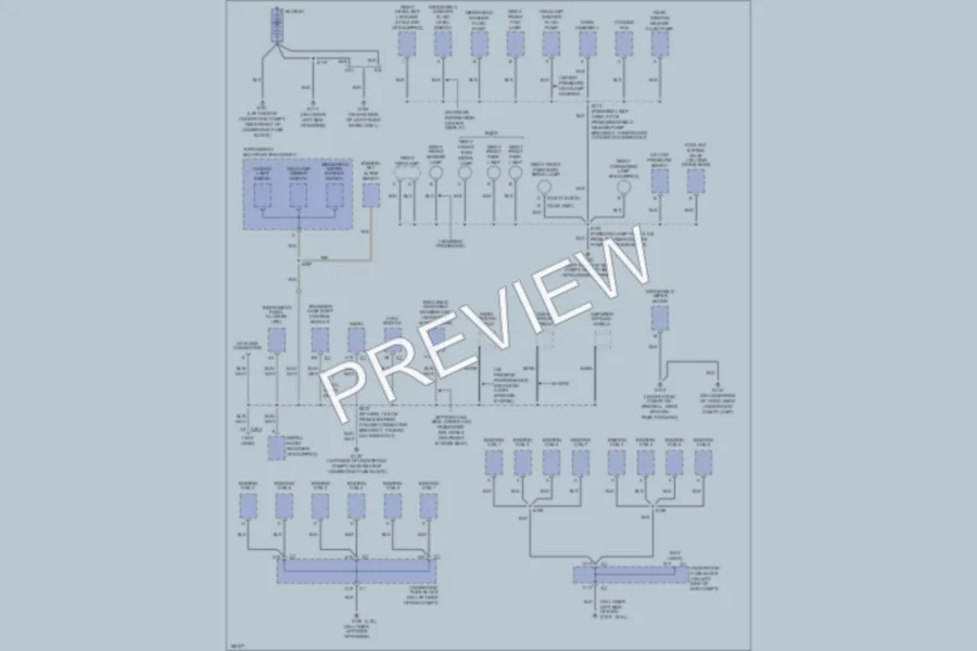 2004 Chevrolet TrailBlazer Ground Distribution wiring diagram preview