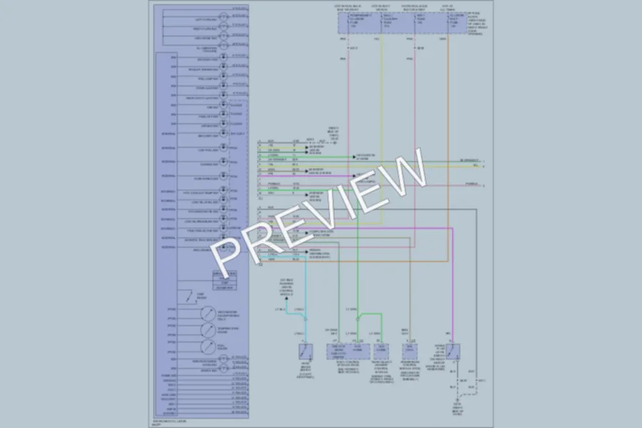 2004 Chevrolet Venture Instrument Cluster wiring diagram preview