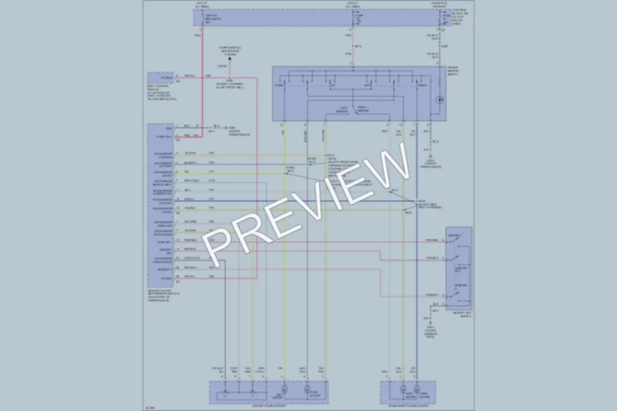 2004 Chrysler 300M Memory Systems wiring diagram preview