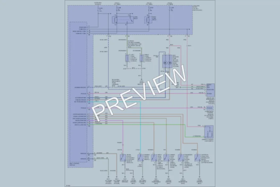 2004 Chrysler Concorde Anti Theft wiring diagram preview