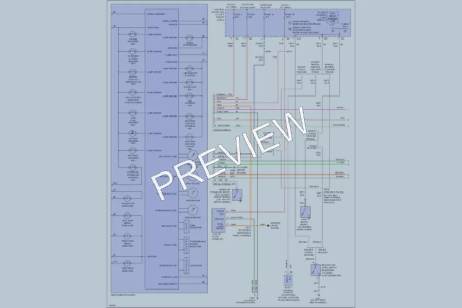 2004 Chrysler Concorde Instrument Cluster wiring diagram preview