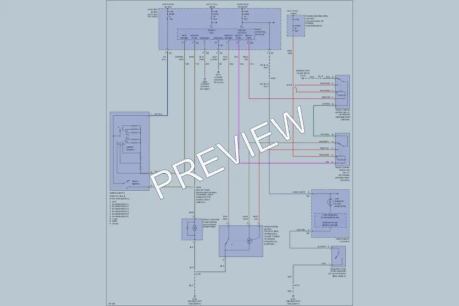 2004 Chrysler Concorde Wiper Washer wiring diagram preview