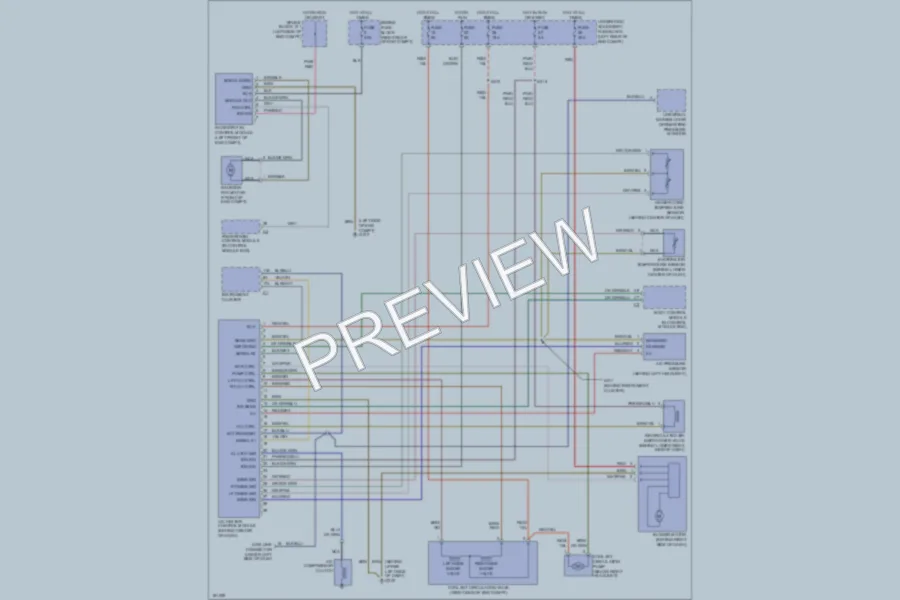 2004 Chrysler Crossfire Air Conditioning wiring diagram preview