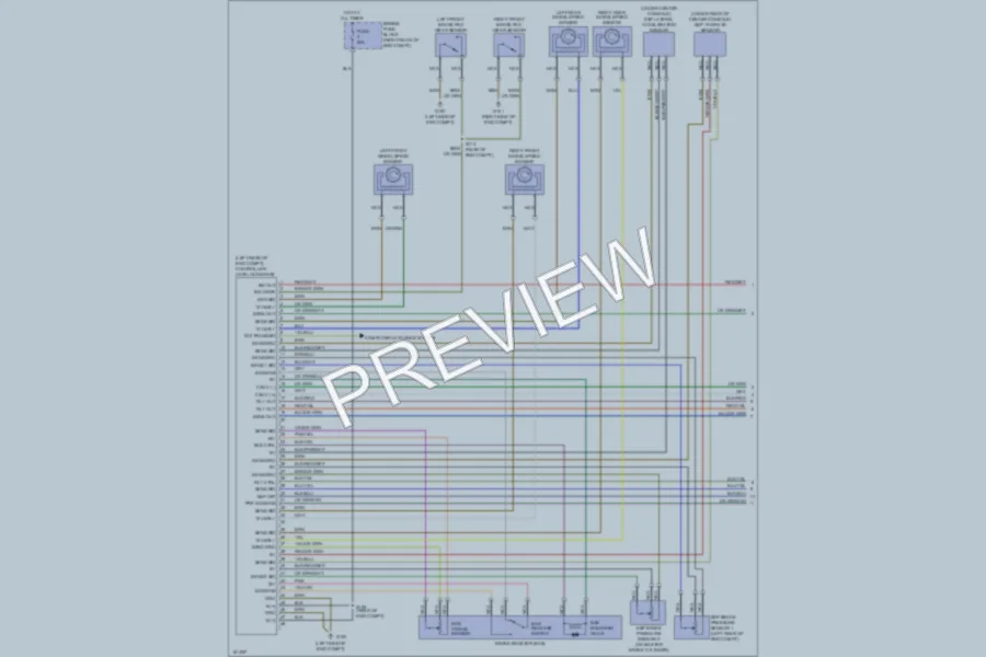 2004 Chrysler Crossfire Anti Lock Brakes wiring diagram preview