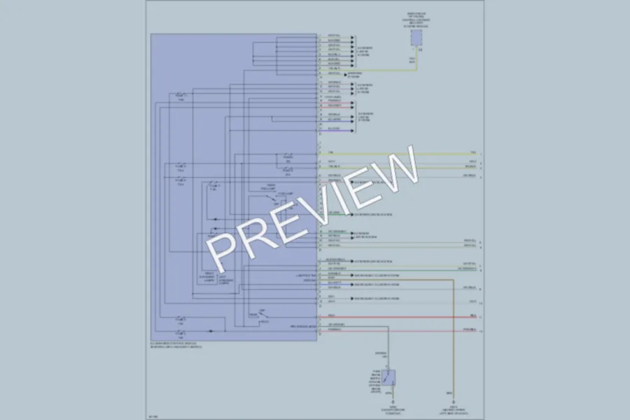 2004 Chrysler Crossfire Headlights wiring diagram preview