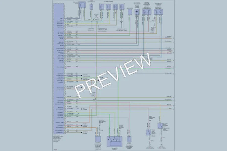 2004 Chrysler PTCruiser Engine Performance wiring diagram preview