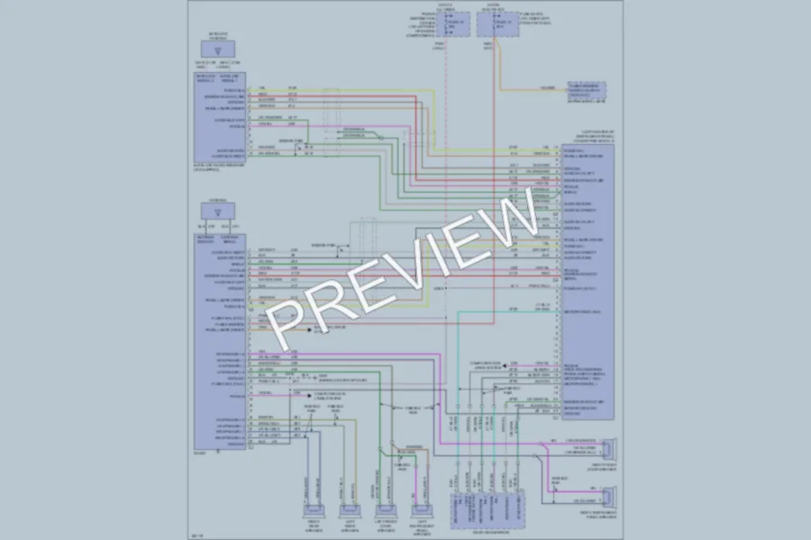 2004 Chrysler PTCruiser Radio wiring diagram preview
