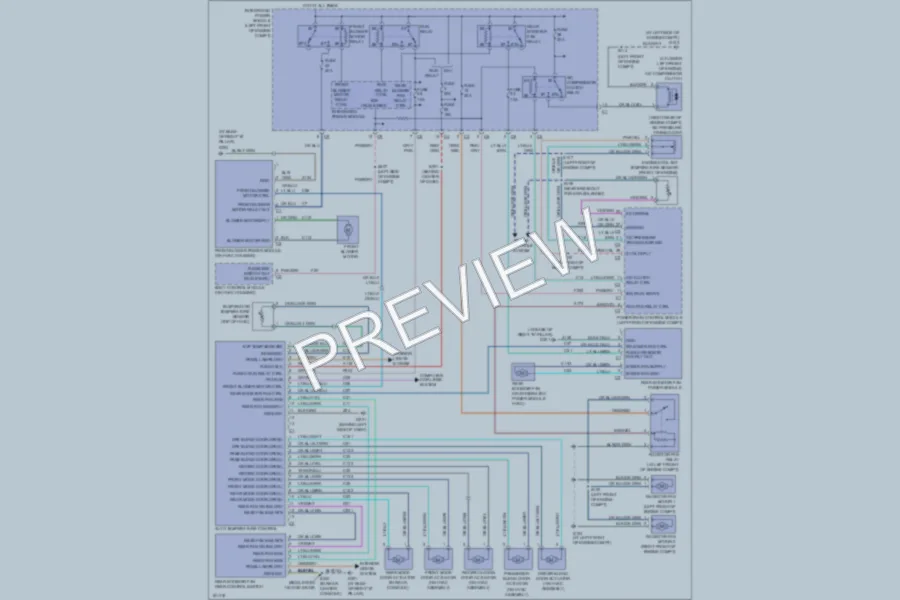 2004 Chrysler Pacifica Air Conditioning wiring diagram preview