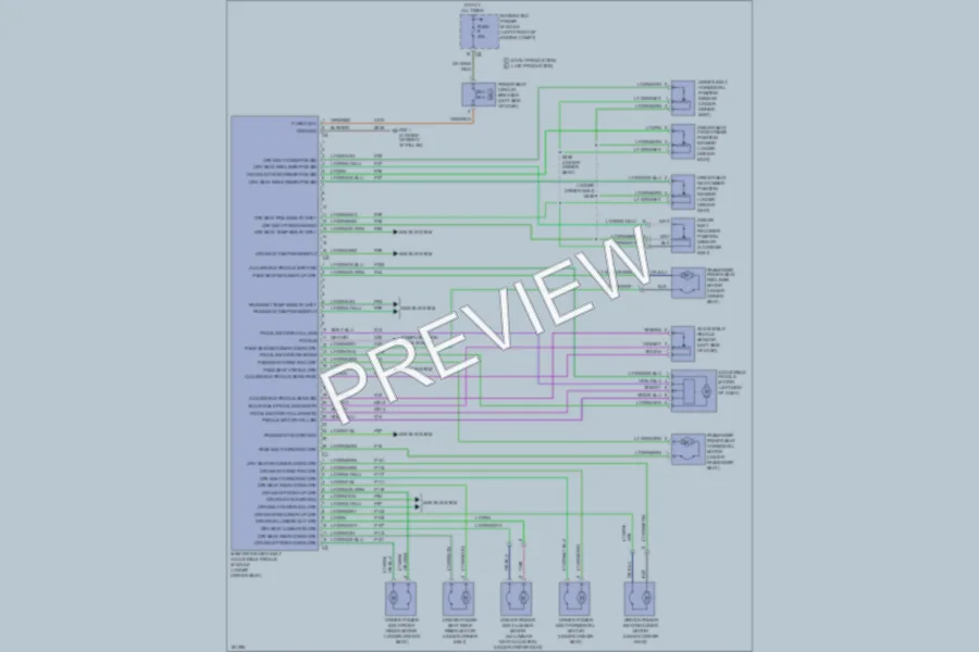 2004 Chrysler Pacifica Memory Systems wiring diagram preview