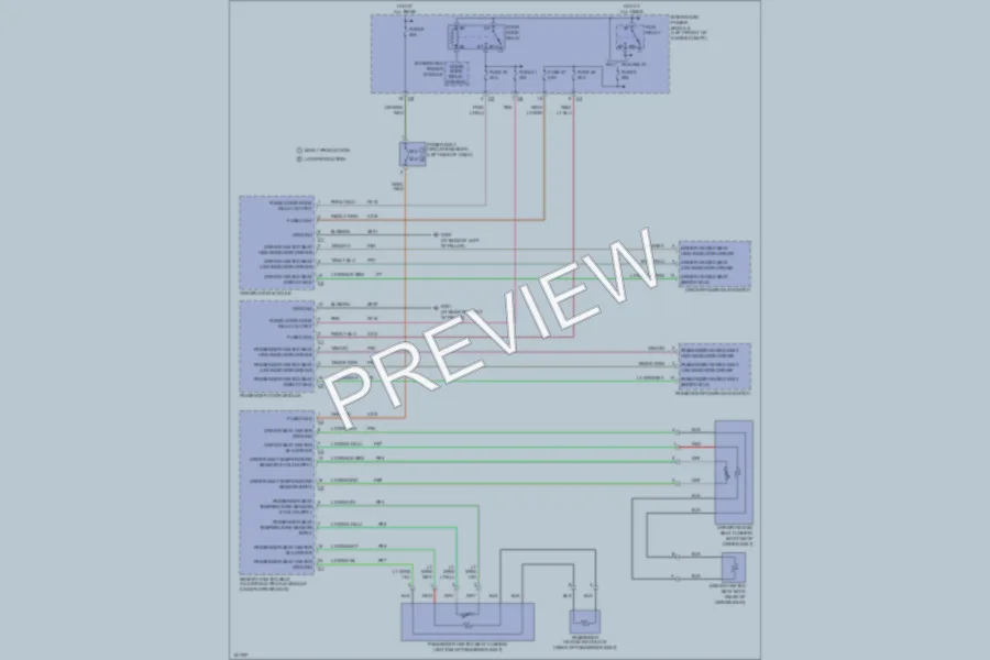 2004 Chrysler Pacifica Power Seats wiring diagram preview