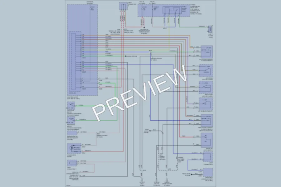 2004 Chrysler 2D Coupe Anti Theft wiring diagram preview
