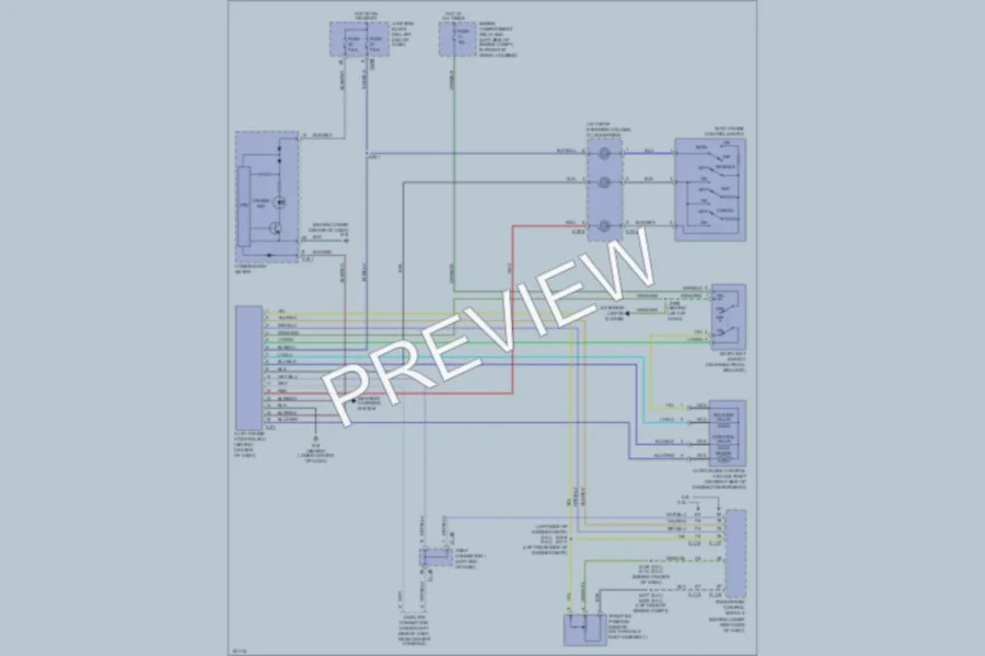 2004 Chrysler 2D Coupe Cruise Control wiring diagram preview