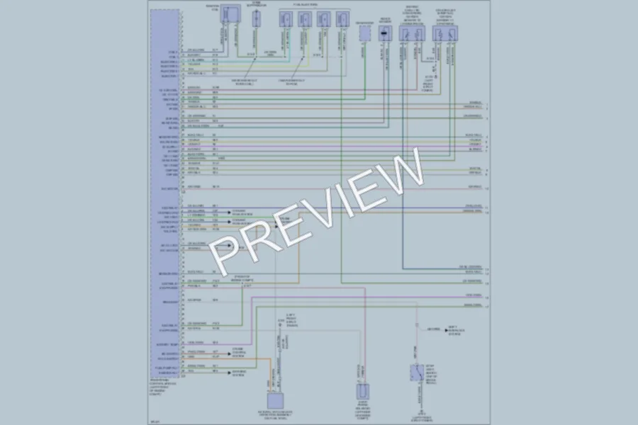 2004 Chrysler 4D Sedan Engine Performance wiring diagram preview