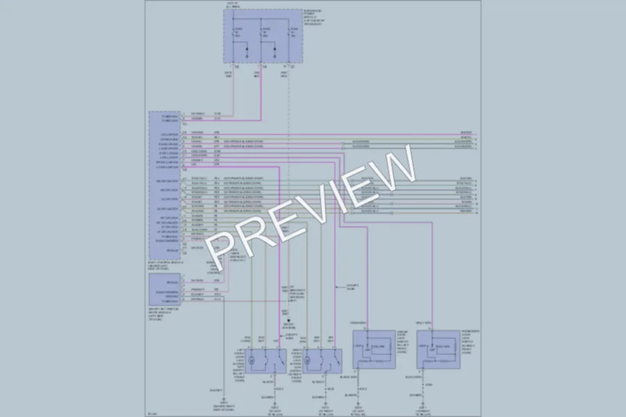 2004 Chrysler TownCountry Power Door Locks wiring diagram preview
