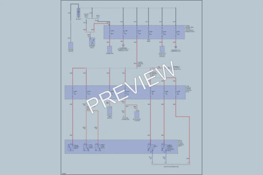 2004 Dodge 2500Sprinter Power Distribution wiring diagram preview