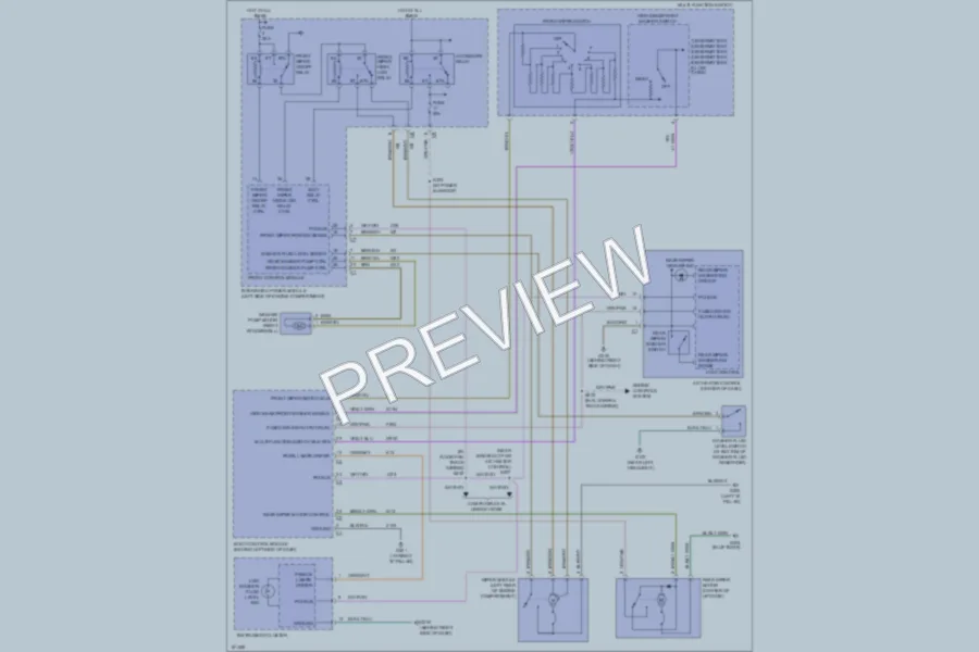2004 Dodge Caravan Wiper Washer wiring diagram preview