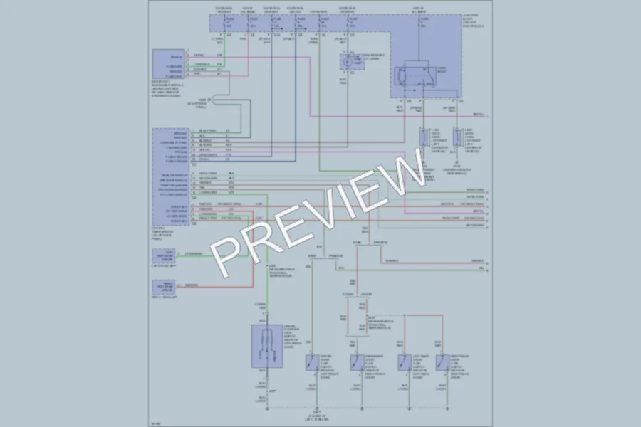 2004 Dodge Dakota Anti Theft wiring diagram preview