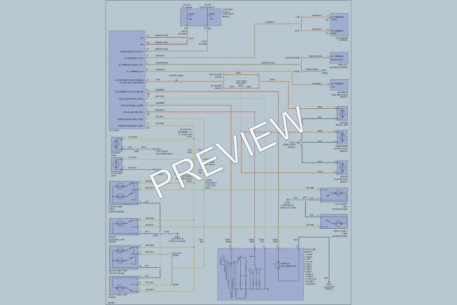 2004 Dodge Durango Interior Lights wiring diagram preview