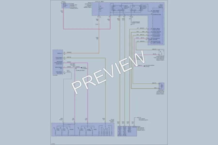 2004 Dodge Durango Wiper Washer wiring diagram preview