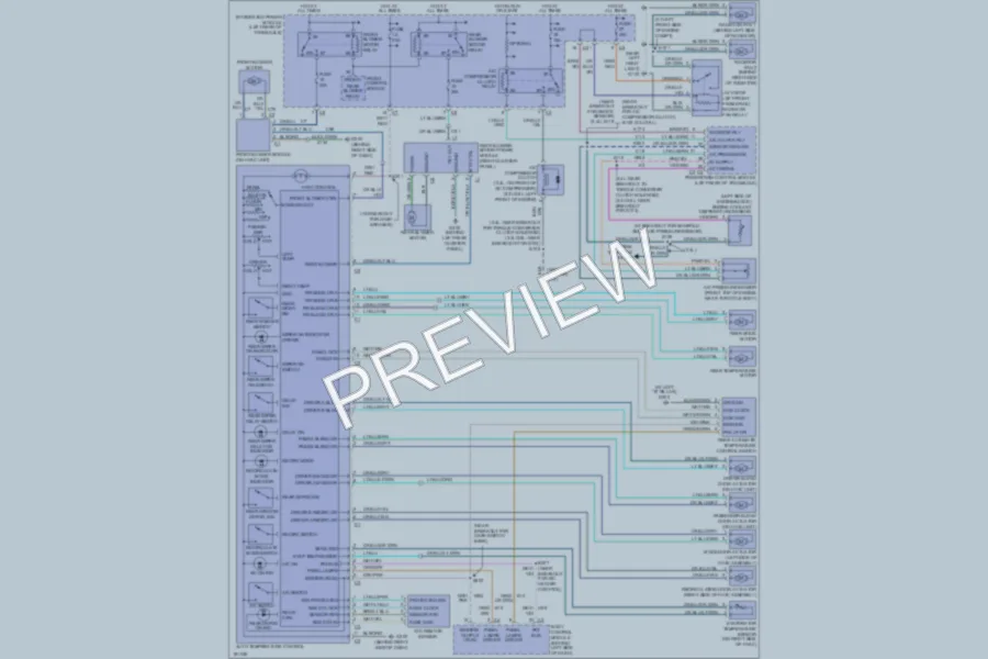 2004 Dodge GrandCaravan Air Conditioning wiring diagram preview