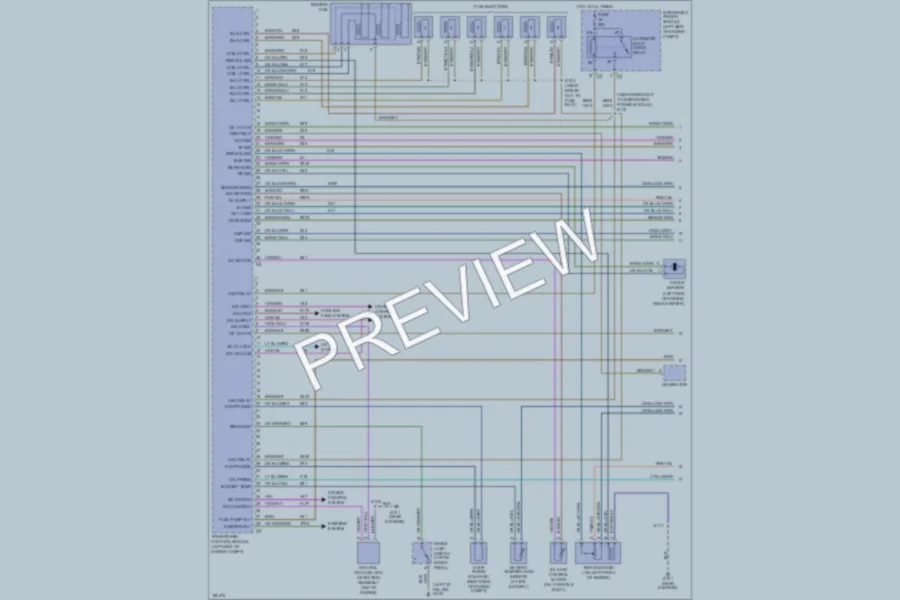 2004 Dodge GrandCaravan Engine Performance wiring diagram preview