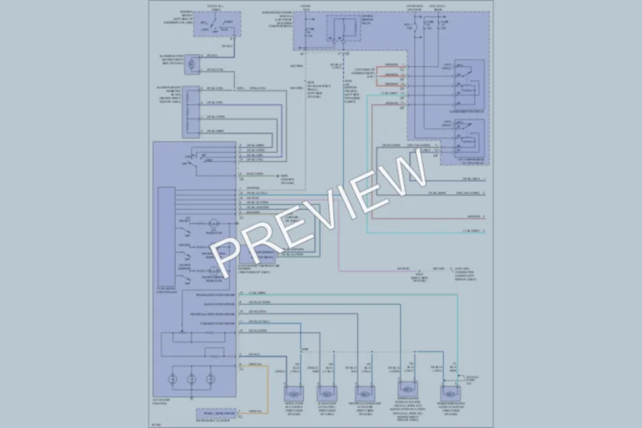 2004 Dodge R2500 Air Conditioning wiring diagram preview