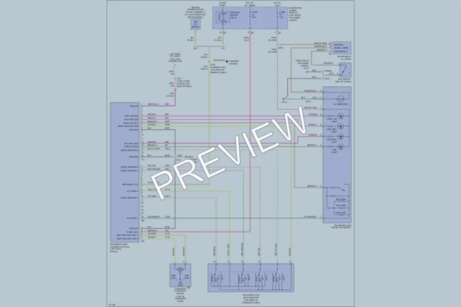 2004 Dodge R1500 Transmission wiring diagram preview